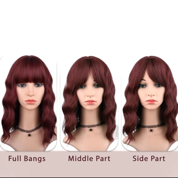Stunning Auburn Red Head Wavy Bob Hair Realistic Wig‼️❤️ - Picture 6 of 6